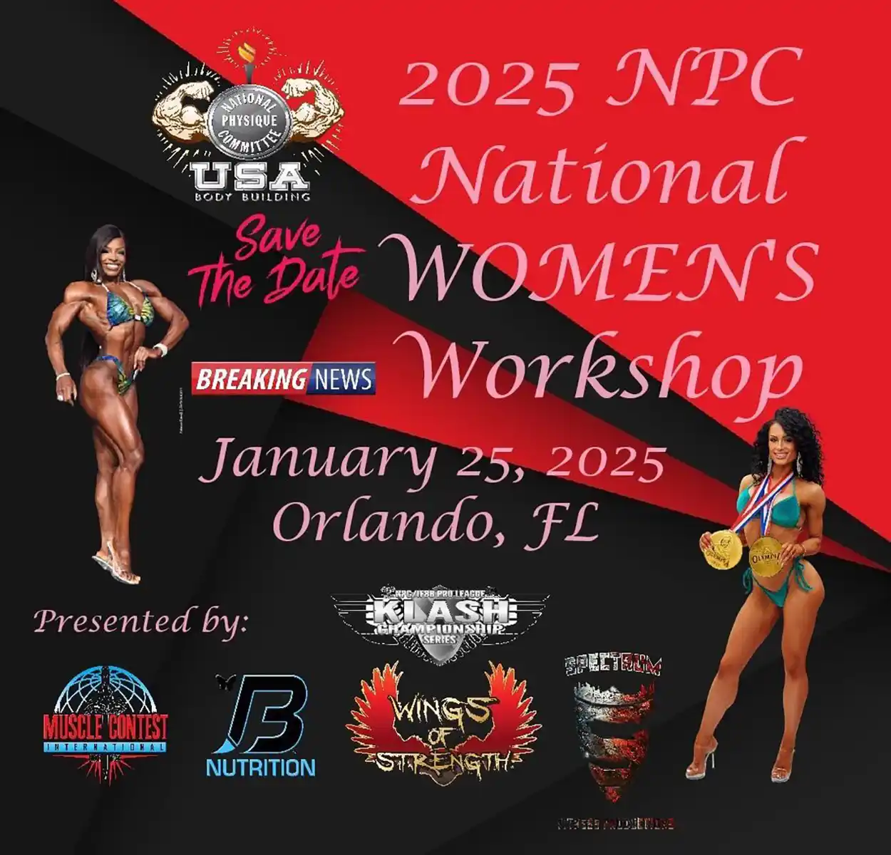 NPC Womens Workshop, Saturday January 25, 2025 in Orlando, FL